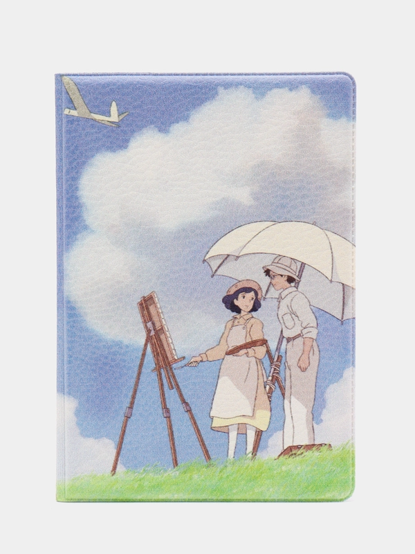 Обложка чехол на паспорт Ветер Крепчает (The Wind Rises)
