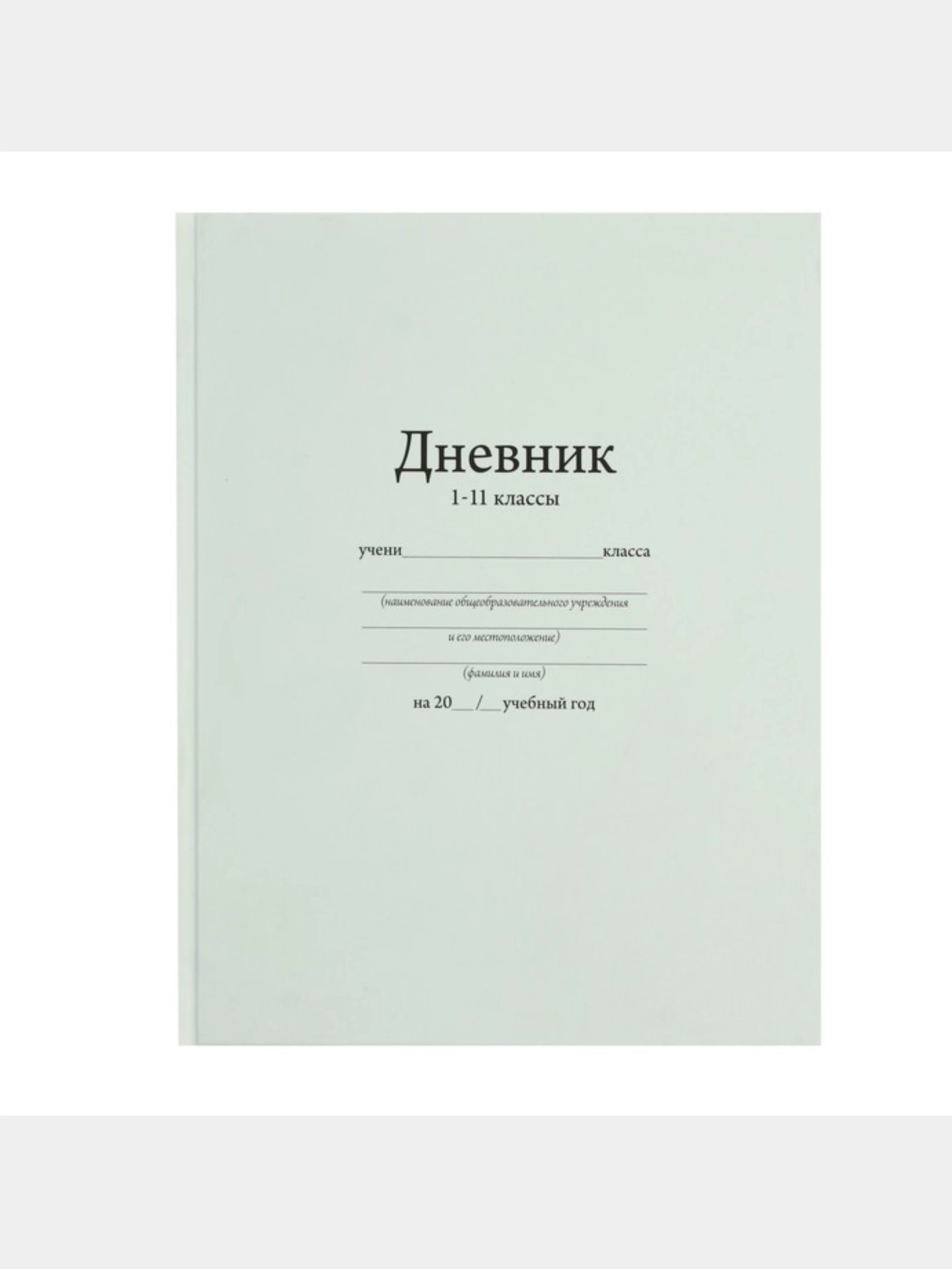 Серый школьный дневник, 1-11 класс
