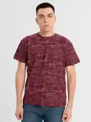 Коралловый меланж футболка мужская