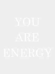 Наклейка без фона "You are energy" (Ты энергия) 7*8 см на стекло автомобиля