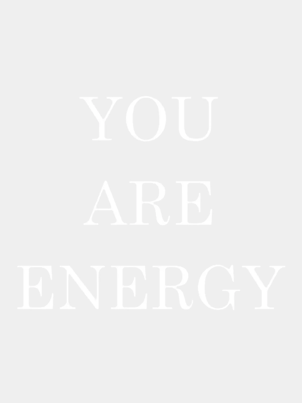Наклейка без фона "You are energy" (Ты энергия) 7*8 см на стекло автомобиля