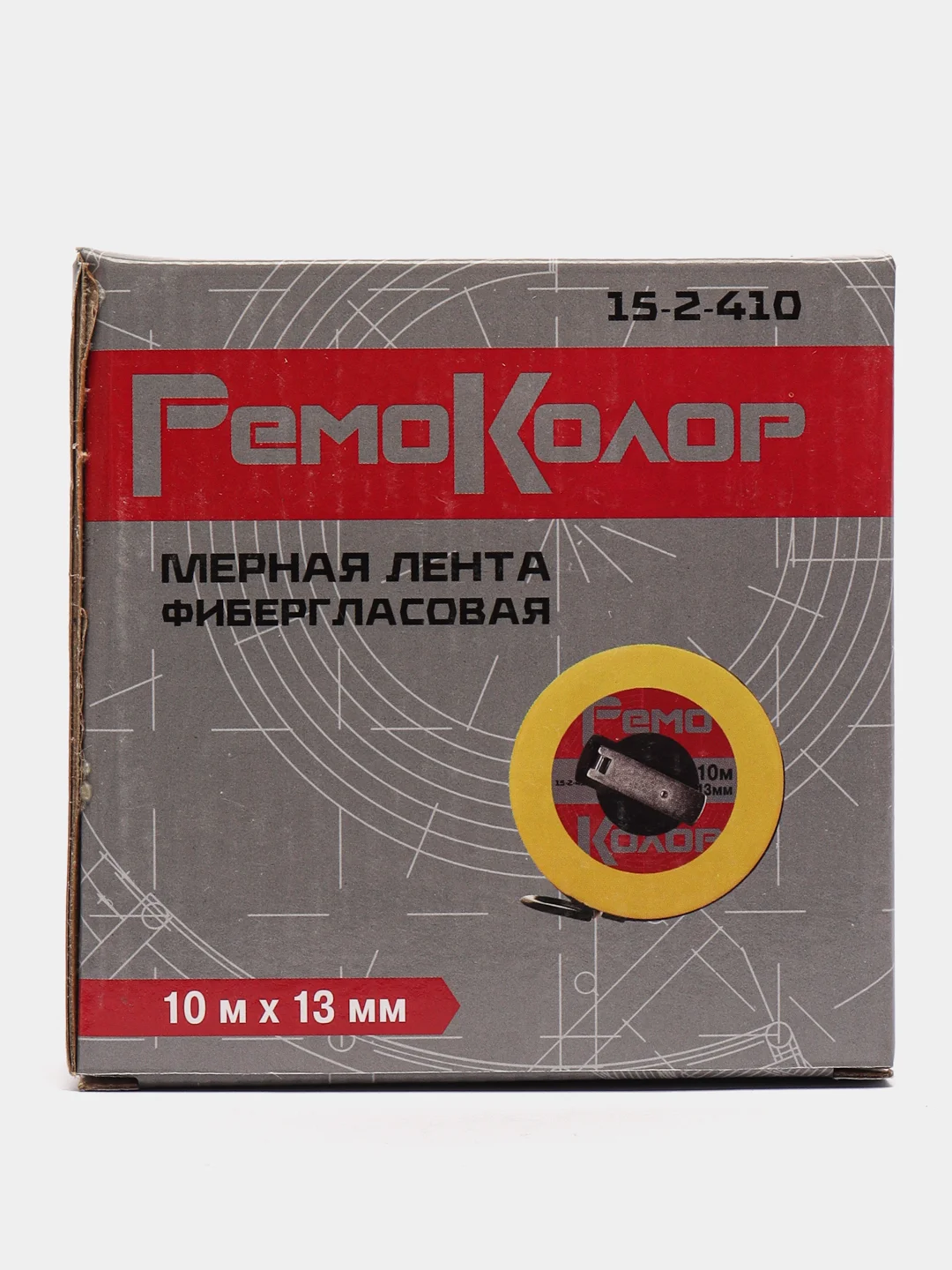 Рулетка геодезическая, фиберглассовая, мерная лента, 10 м / 20 м, закрытый корпус