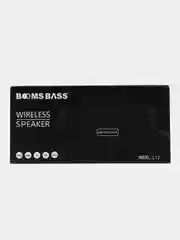 Красный беспроводная портативная колонка BBASS L12