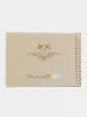 Бежевый книга пожеланий и дневник невесты