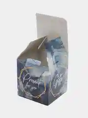 Лазурный подарочная коробка с принтом