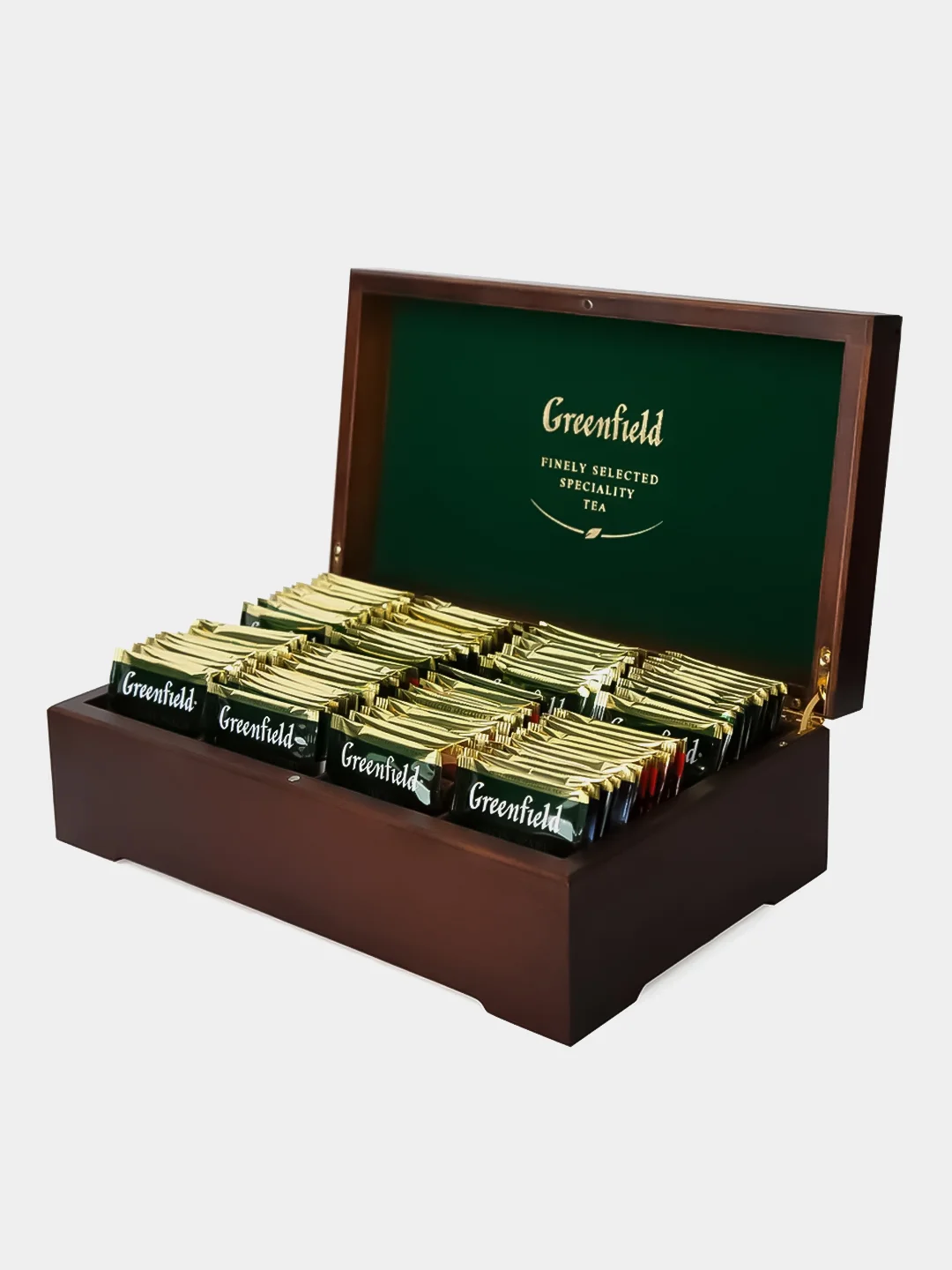Чай Greenfield, в подарочной упаковке, 8 вкусов, 96 пакетиков по 1,5 г