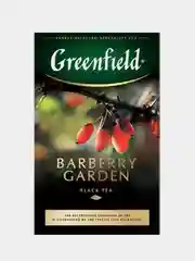 Чай листовой Greenfield Барбери Гарден черный, 100 г