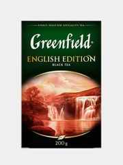 Чай черный листовой Greenfield "English Edition", 200 г