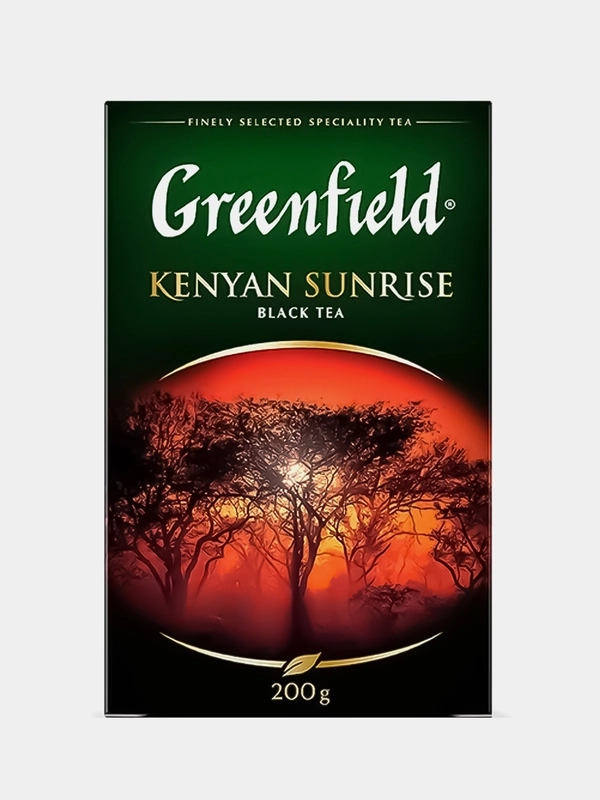 Чай черный листовой Greenfield "Kenyan Sunrise", 200 г