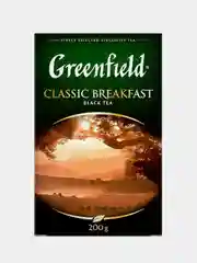 Чай листовой Greenfield Классик Брекфаст черный, 200 г
