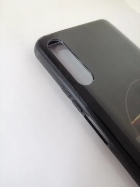 Чехол силиконовый с рисунком Honor 9x, без отпечатка пальца