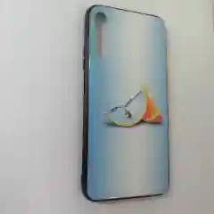 Чехол силиконовый с рисунком Honor 9x, без отпечатка пальца