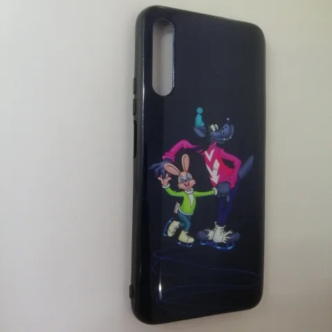 Чехол силиконовый с рисунком Honor 9x, без отпечатка пальца