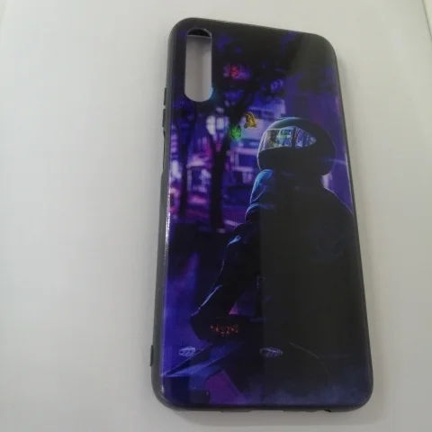 Чехол силиконовый с рисунком Honor 9x, без отпечатка пальца