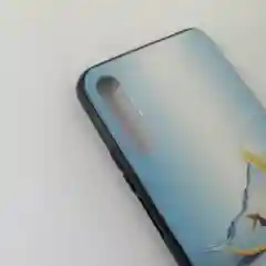 Чехол силиконовый с рисунком Honor 9x, без отпечатка пальца