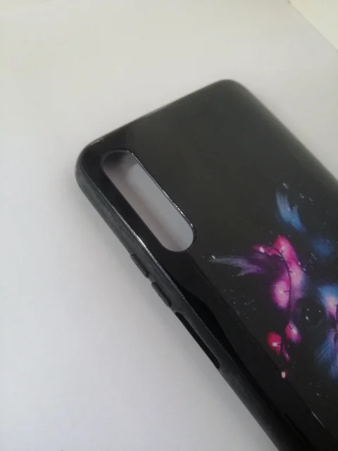 Чехол силиконовый с рисунком Honor 9x, без отпечатка пальца