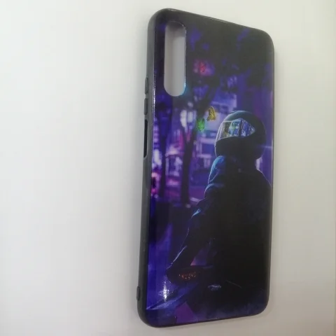 Чехол силиконовый с рисунком Honor 9x, без отпечатка пальца