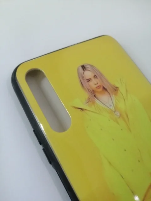 Чехол силиконовый с рисунком Honor 9x, без отпечатка пальца