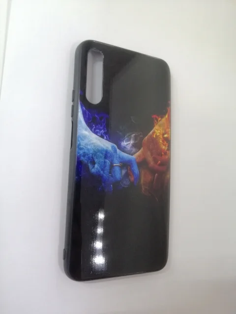 Чехол силиконовый с рисунком Honor 9x, без отпечатка пальца