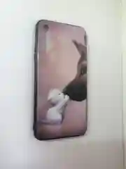 Чехол силиконовый с рисунком Honor 9x, без отпечатка пальца