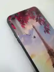 Чехол силиконовый с рисунком Honor 9x, без отпечатка пальца