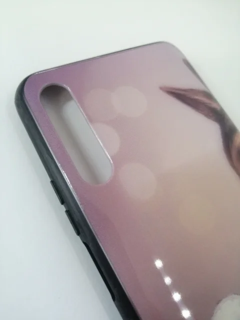 Чехол силиконовый с рисунком Honor 9x, без отпечатка пальца