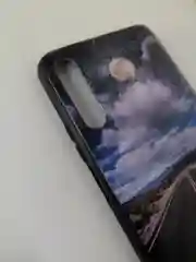 Чехол силиконовый с рисунком Honor 9x, без отпечатка пальца