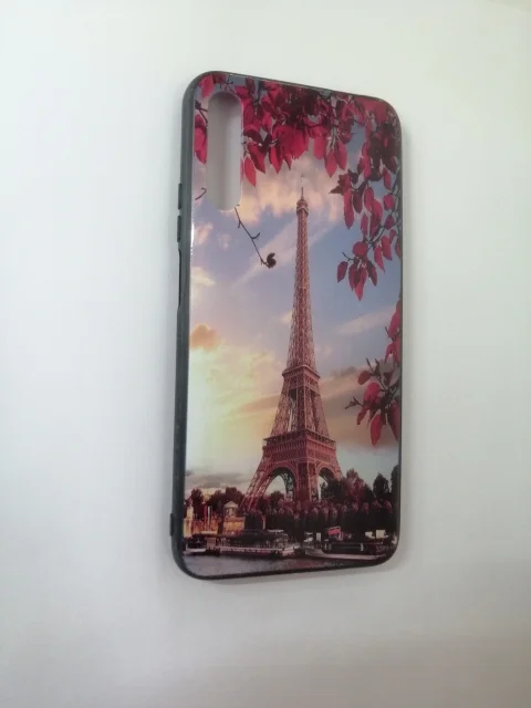 Чехол силиконовый с рисунком Honor 9x, без отпечатка пальца