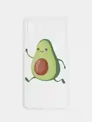 Бирюзовый чехол силиконовый для Samsung Galaxy A02, накладка, бампер прозрачный с принтом RedLine