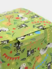 Салатовый подарочная коробка с заметным принтом