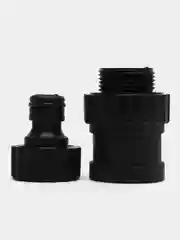 Штуцер (адаптер) для безрезьбовых кранов d1/2" - 3/4", с хомутом