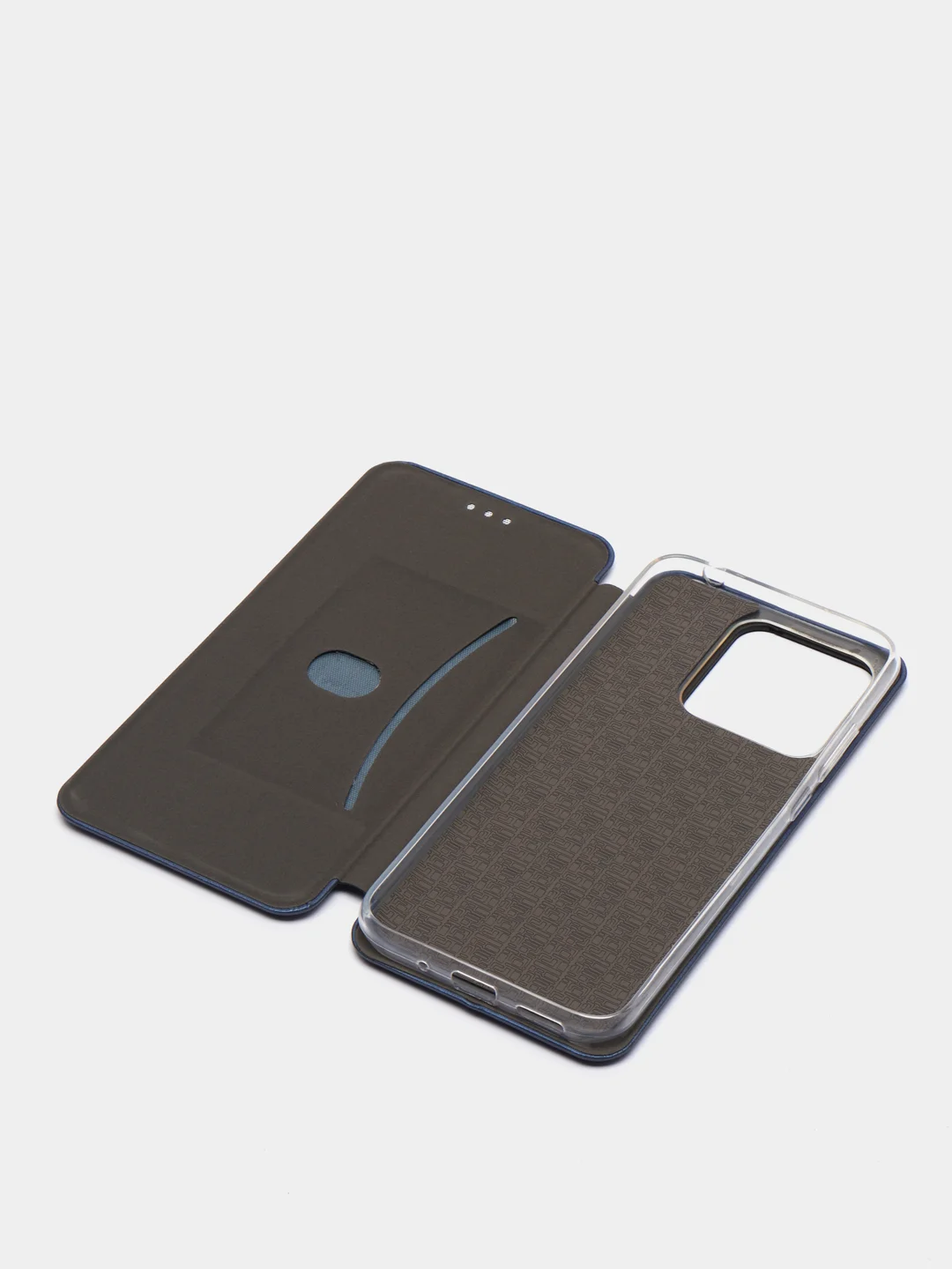 Синий чехол-книжка Redmi 10A, Redmi 9C