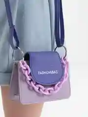 Лавандовый миниатюрная модная мини - сумочка на плечо