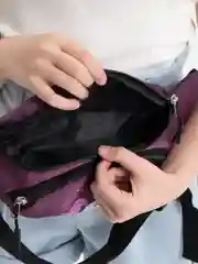 Фиолетовый сумка на пояс, плечо, бананка, поясная сумка для девочки