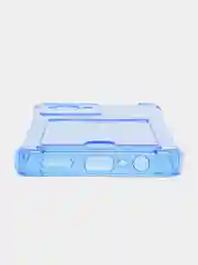 Синий чехол противоударный Realme С30 C30s C31 C21 C21Y C55 с карманом для карт