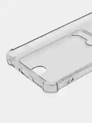 Черный чехол для Tecno Spark 8C / GO 2022, 10 / 10C прозрачный с карманом для карты