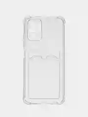 Прозрачный чехол Xiaomi Redmi 10C / Poco C40, A1, Note 10S, 9C прозрачный, с карманом для карты