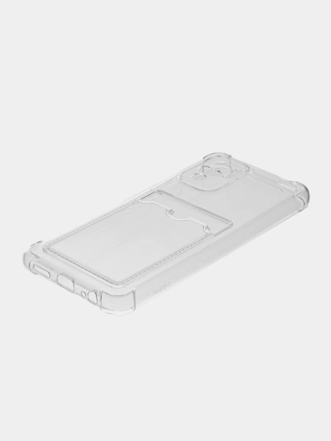 Прозрачный чехол Xiaomi Redmi 10C / Poco C40, A1, Note 10S, 9C прозрачный, с карманом для карты
