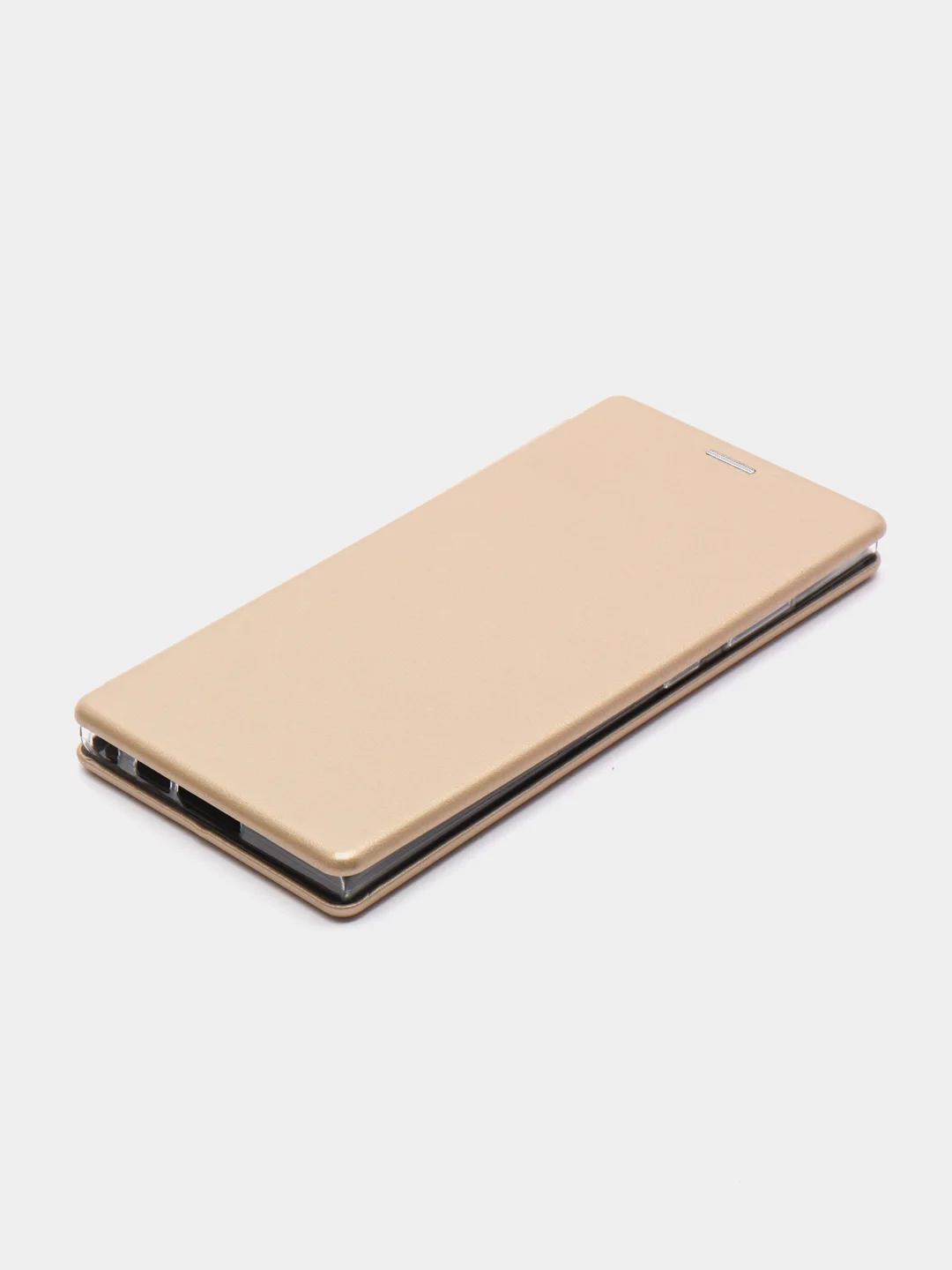 Золотой чехол-книжка для Samsung Galaxy S23 Ultra / Самсунг Галакси С23 Ультра