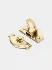 Замок и защелка мебельная, цвет золото, 27 x 25 мм