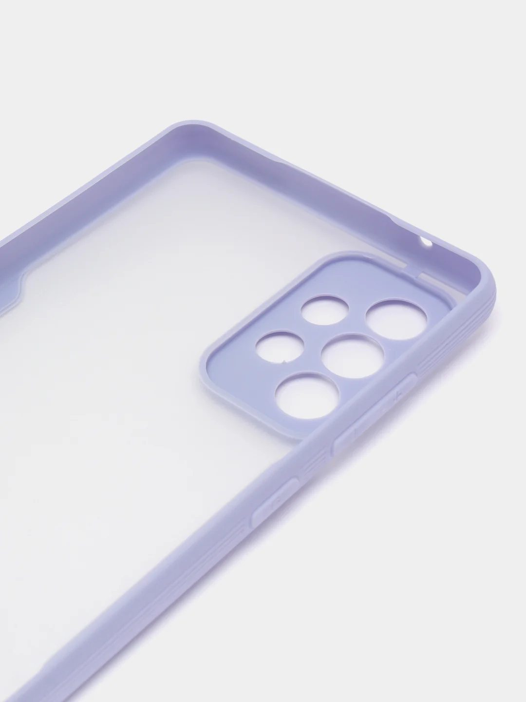 Сиреневый чехол Bubble Slim Case для Samsung a01core/A02/A10/A11/A21S/A22/A32/A50/A51/A52/A71/A72