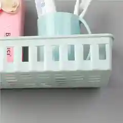 Полка для ванной и кухни, прямая, на креплениях-липучках