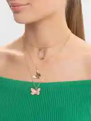 Цепочка тройная с кулонами