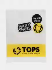 Белый пакет, мешок для обуви TOPS