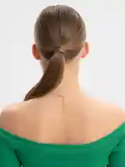 Золотой цепочка с кулоном Месяц