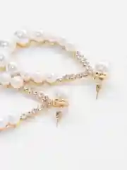 Свадебные серьги, из жемчуга