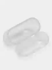 Белый чехол для наушников AirPods 3, силиконовый, прозрачный