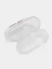 Золотистый хаки чехол для наушников AirPods 3, силиконовый, прозрачный