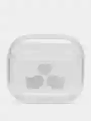 Золотистый хаки чехол для наушников AirPods 3, силиконовый, прозрачный