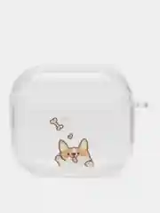 Бронзовый чехол для наушников AirPods 3, силиконовый, прозрачный